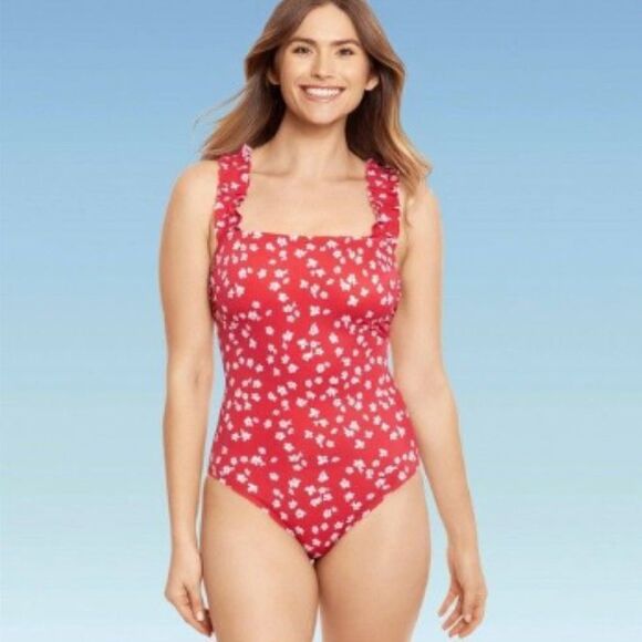 One Piece Swimsuit by Miracle Brands Beach Betty size M- New - Picture 1 of 2